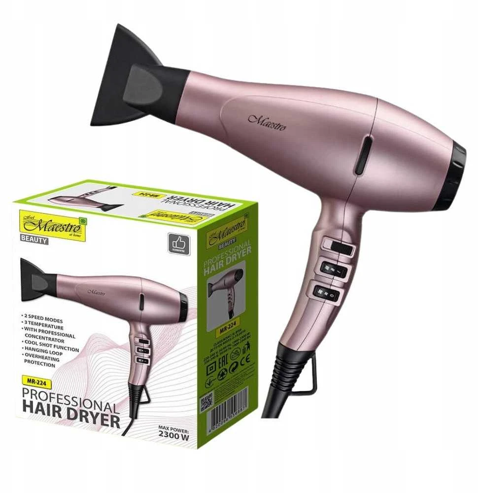 Plaukų džiovintuvas 2300W MAESTRO MR-224