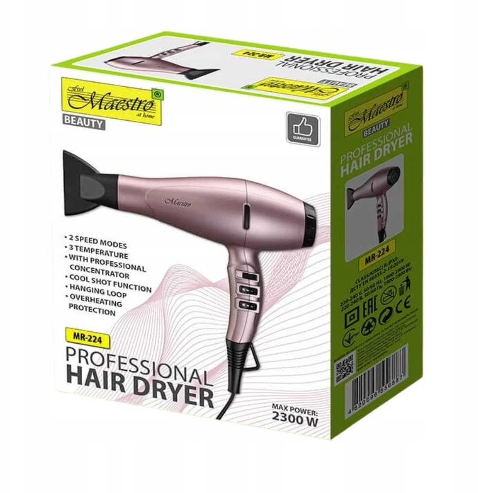 Plaukų džiovintuvas 2300W MAESTRO MR-224