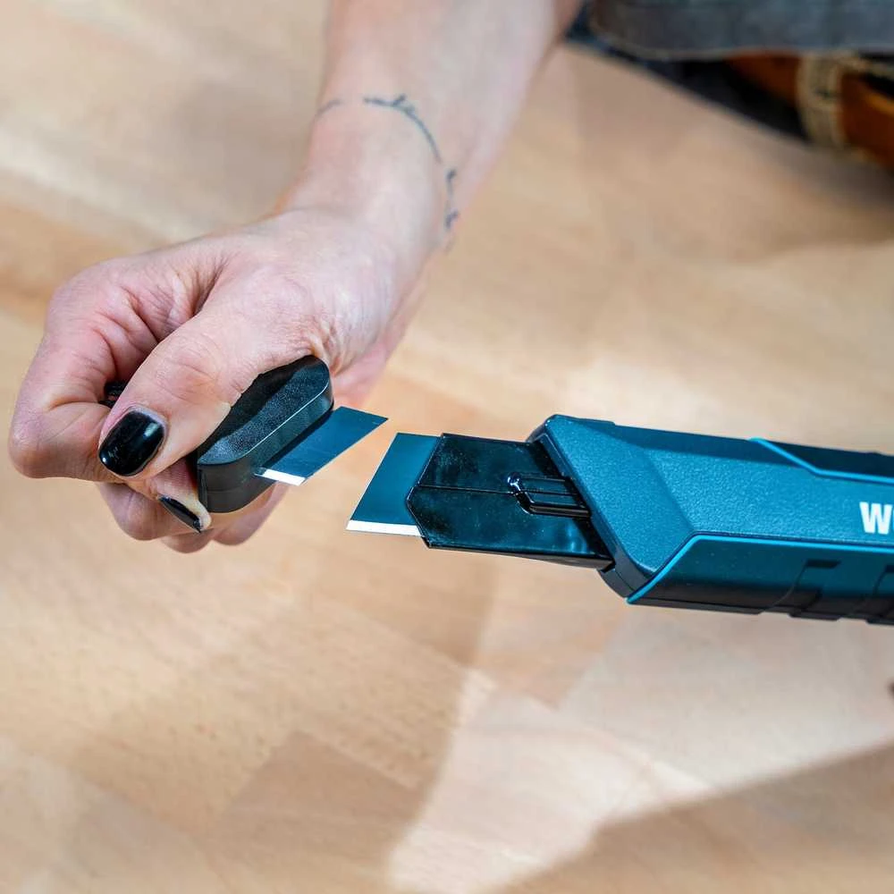 Wolfcraft peilis su nulaužiama geležte, 25 mm, PRO SAFETY, wolfcraft