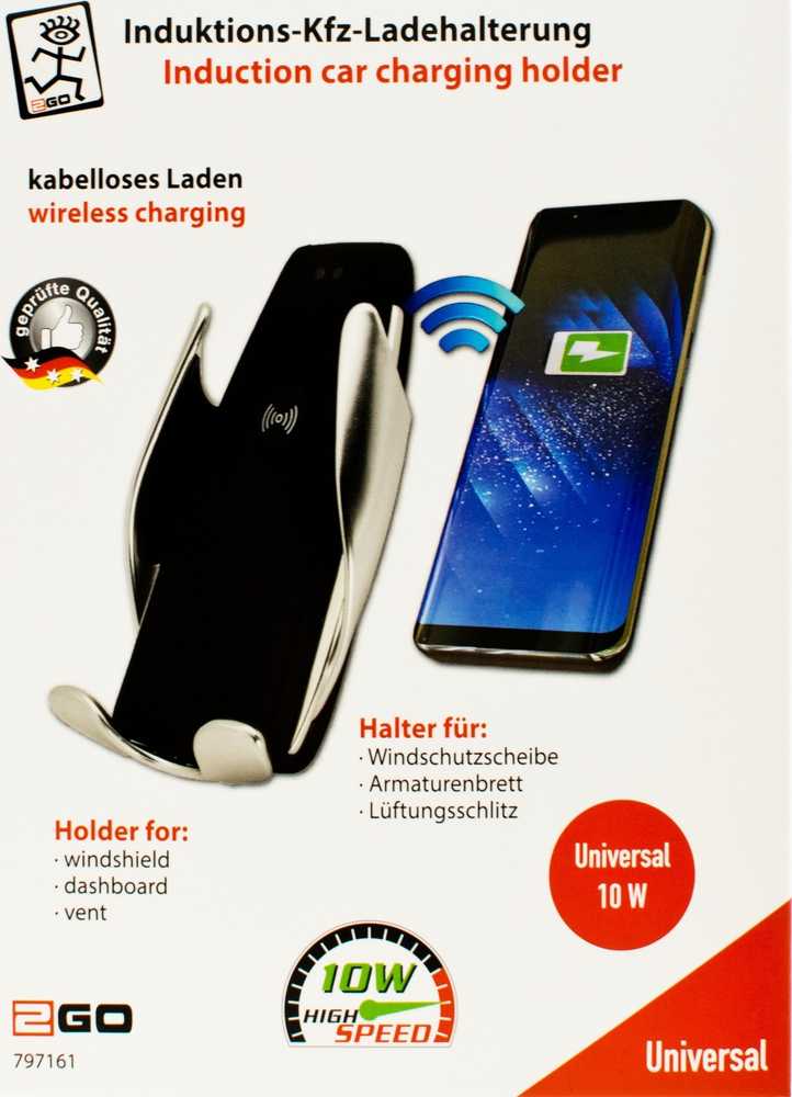 2GO 2GO Automatischer Handyhalter m. Wireless Charging Funktion