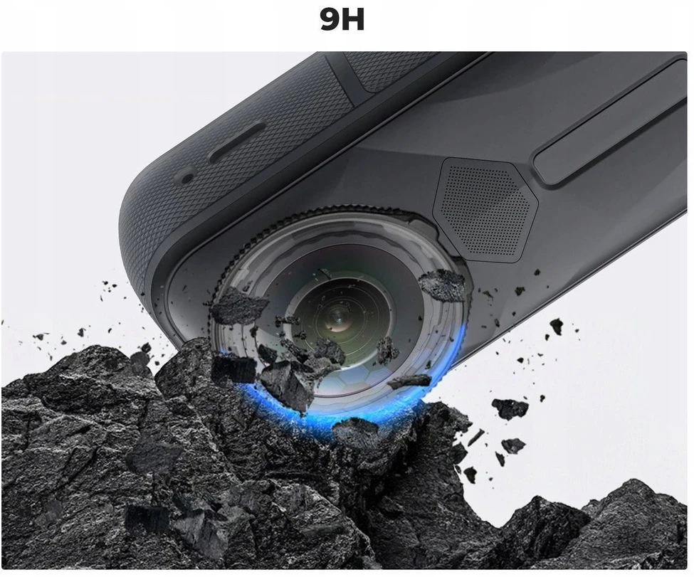2x apsauginiai stikliniai objektyvo dangteliai, skirti „Insta360 X5“ grūdinto stiklo H9 K&f / Kf31.185