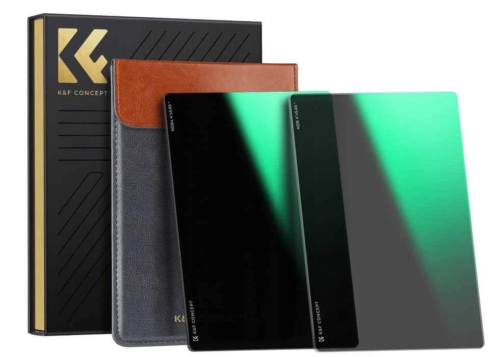 K&F Concept neutralaus tankio filtrų rinkinys ND8 ir ND64, 4 × 5,65 col., SKU.2079