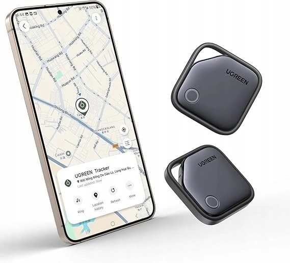 Ugreen 2x Išmanusis lokalizatorius UGREEN FineTrack S CM829 Bluetooth 5.3 Samsung telefonams