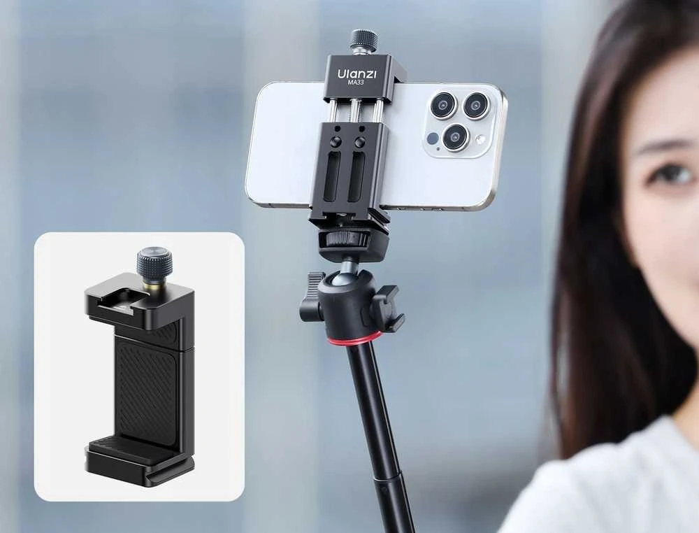 Laikiklis 2x Stopka Iso 1/4" Arca Swiss Uka Na Telefonas Išmanusis telefonas / Ulanzi / Ma33
