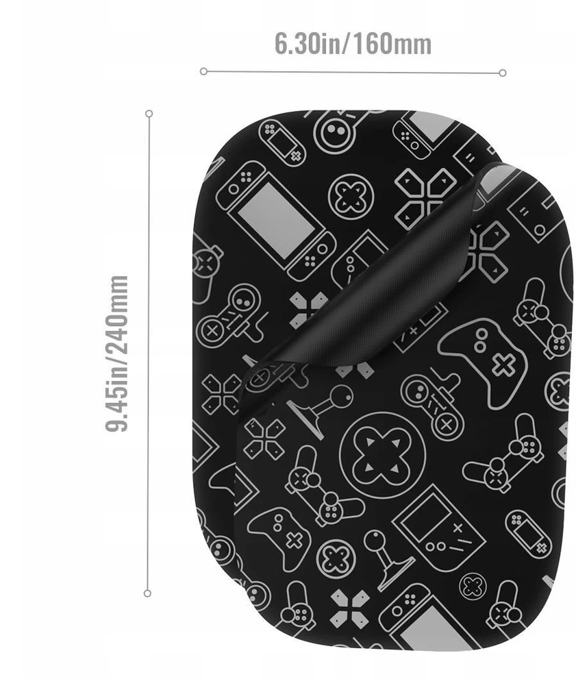 JYS Myszka Laikiklis Mouse-mode NS2313-V4 na Joy-Con do Nintendo Switch 2 2x Oranžinė - Mėlyna (SB11077)