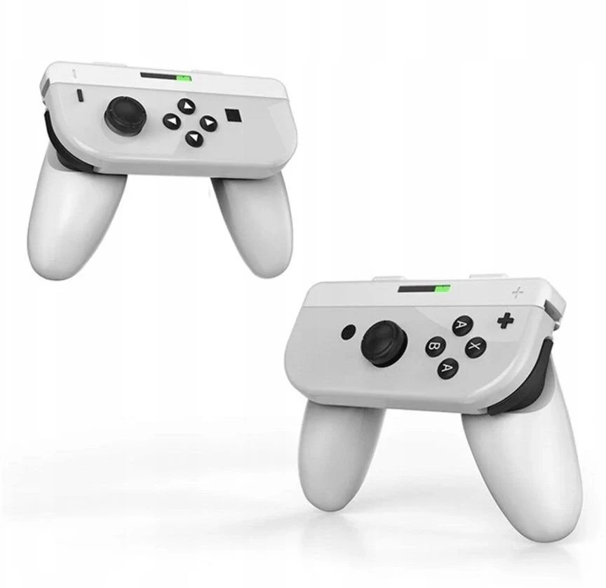 JYS 2x Rankenos Handgrip Joy-Con valdikliams Nintendo Switch / OLED JYS-NS226 Balta (SB11112)