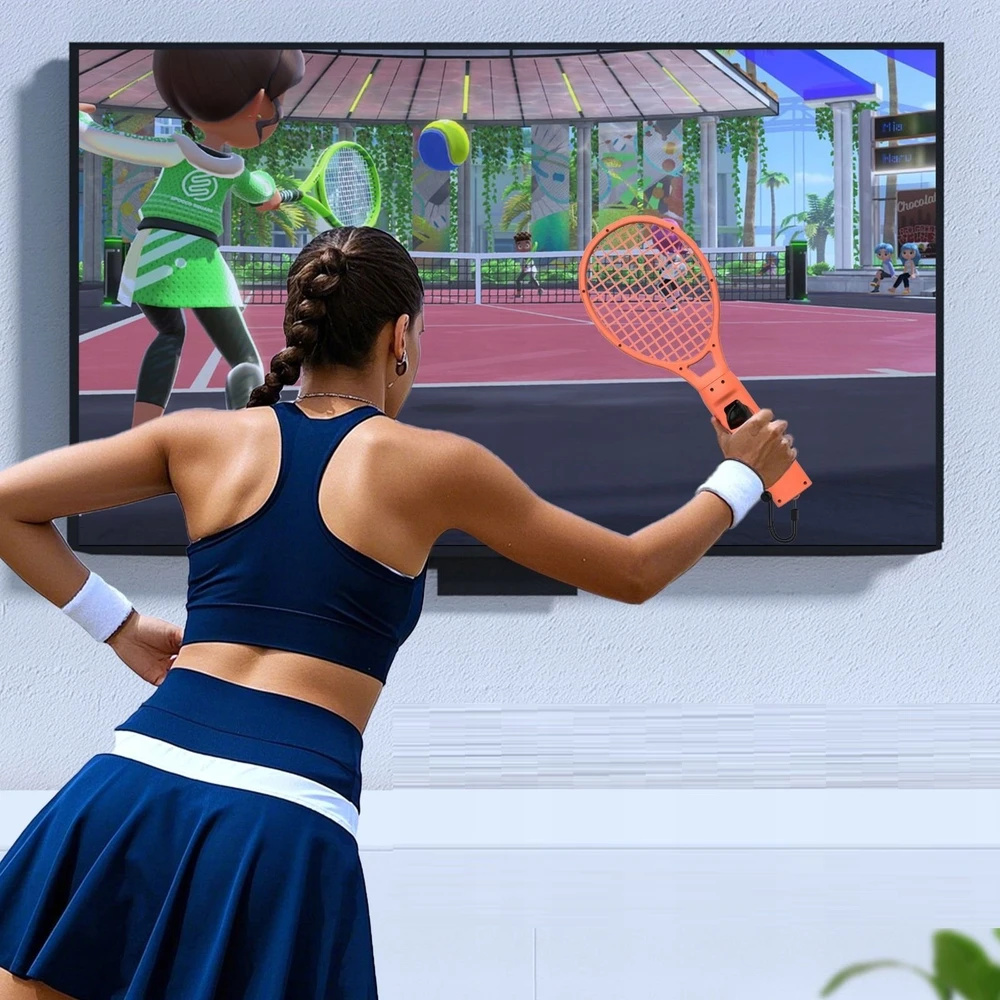 JYS 2x Teniso raketė Joy-Con Nintendo Switch 2 JYS-NS2266 Oranžinė / Mėlyna (SB11076)