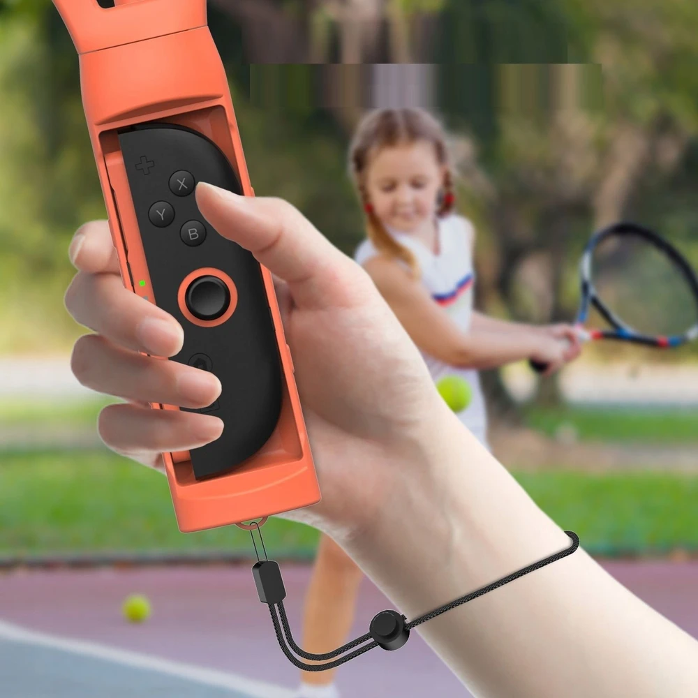 JYS 2x Teniso raketė Joy-Con Nintendo Switch 2 JYS-NS2266 Oranžinė / Mėlyna (SB11076)
