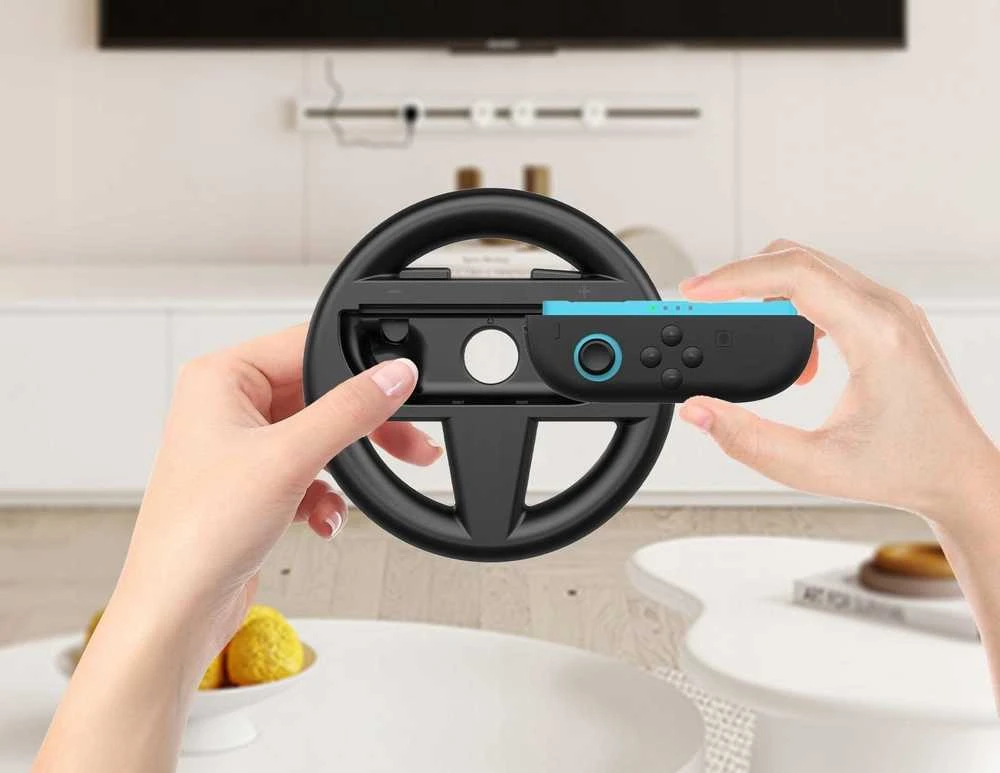 JYS Vairas Joy-con laikiklis Jys-ns2261 2x Nintendo Switch 2 Nsw2 Mario Kart Juodas (SB10007)