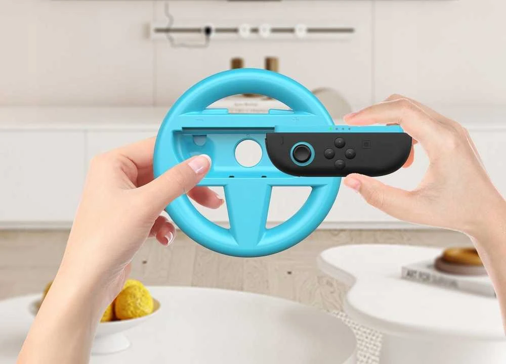 JYS Vairas Laikiklis 2x do Nintendo Switch 2 / NSW2 Mario Kart JYS-NS2261 Mėlyna Raudona (SB10008)