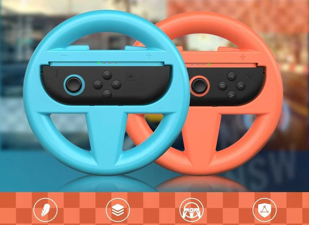 JYS Vairas Laikiklis 2x do Nintendo Switch 2 / NSW2 Mario Kart JYS-NS2261 Mėlyna Raudona (SB10008)