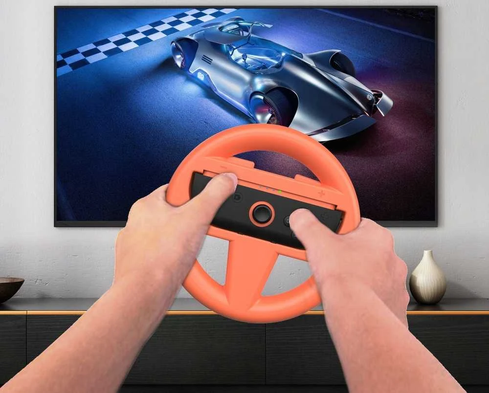 JYS Vairas Laikiklis 2x do Nintendo Switch 2 / NSW2 Mario Kart JYS-NS2261 Mėlyna Raudona (SB10008)