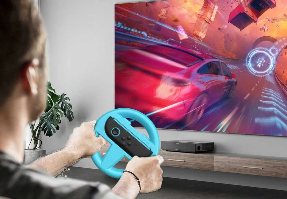 JYS Vairas Laikiklis 2x do Nintendo Switch 2 / NSW2 Mario Kart JYS-NS2261 Mėlyna Raudona (SB10008)