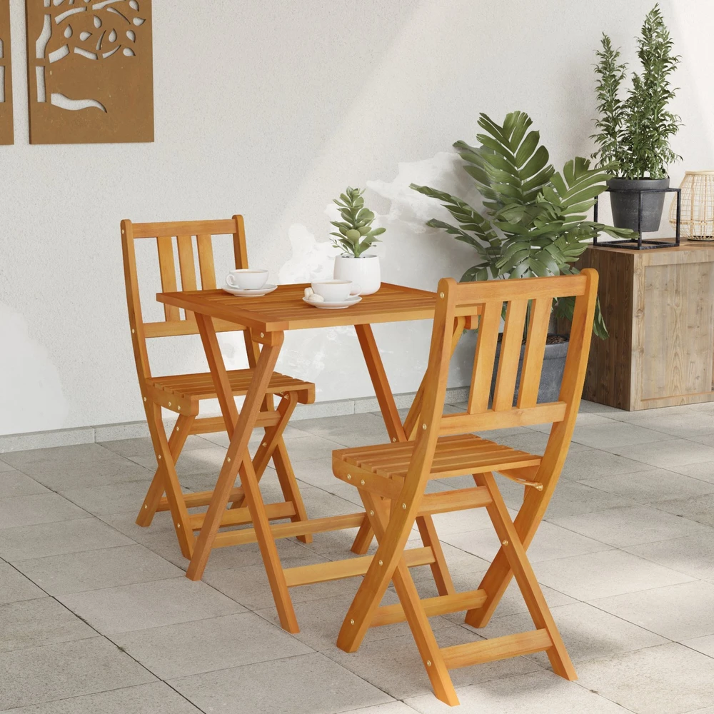 Bistro komplektas 3 vnt. Natūralus aliejus