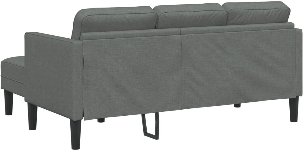 Sofa Sofos komplektas Tamsiai pilka 173 x 131 x 67 cm Poliesteris