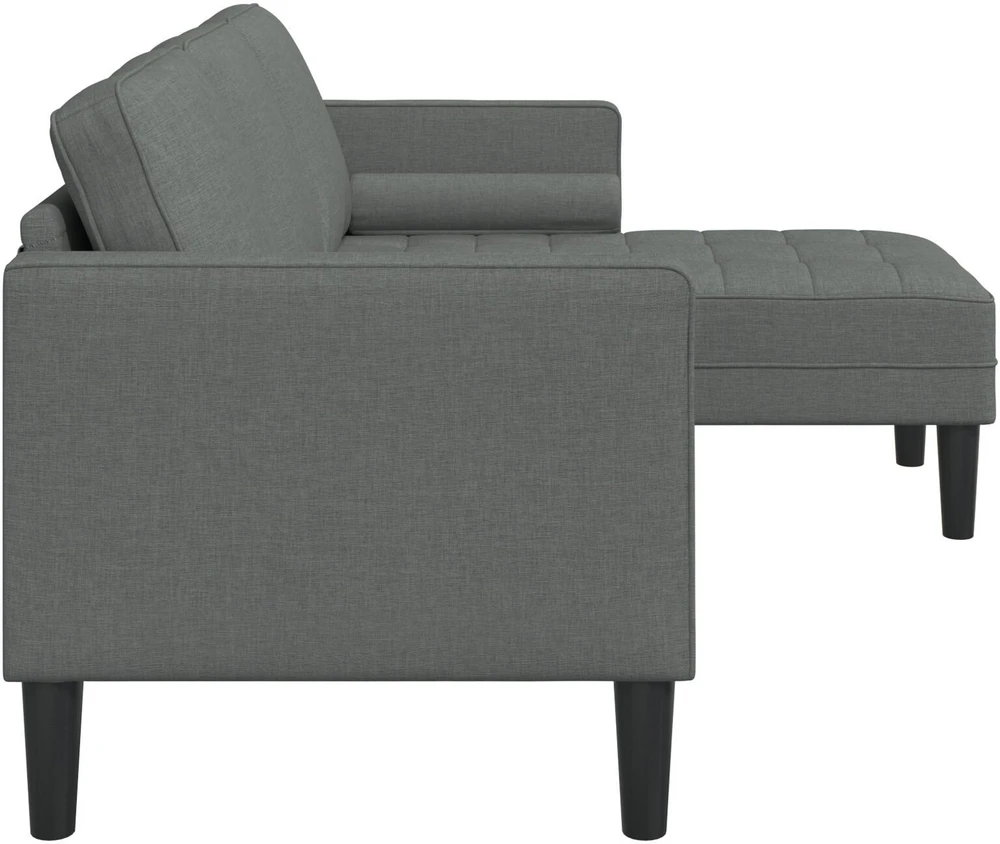 Sofa Sofos komplektas Tamsiai pilka 173 x 131 x 67 cm Poliesteris