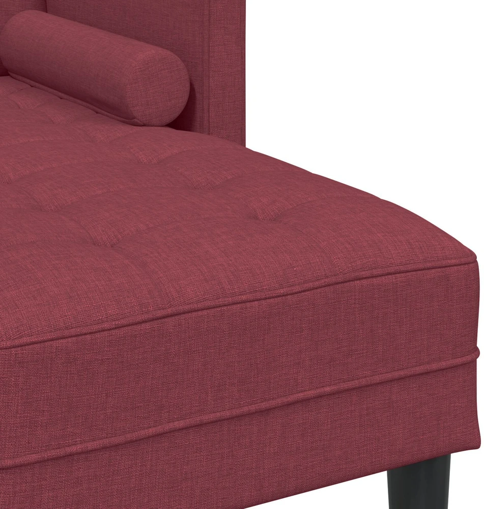 Sofa Sofos komplektas Vyno raudona 173 x 131 x 67 cm Poliesteris