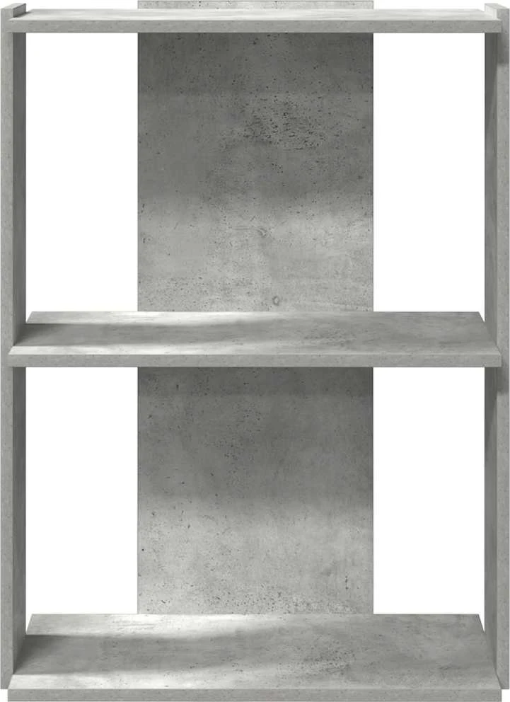 Knygų spinta, 3 aukštų, betono, 60x30x80cm, apdirbta mediena