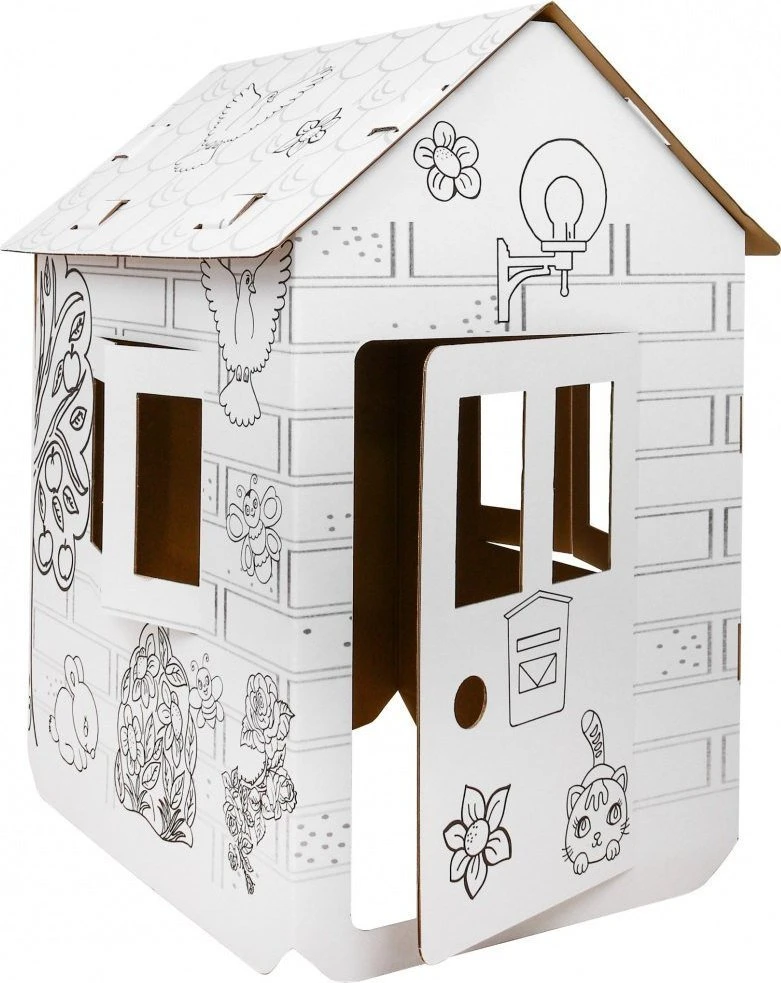 Neo Pilot House XXL with a car 3D knyga spalvinimui vaikams
