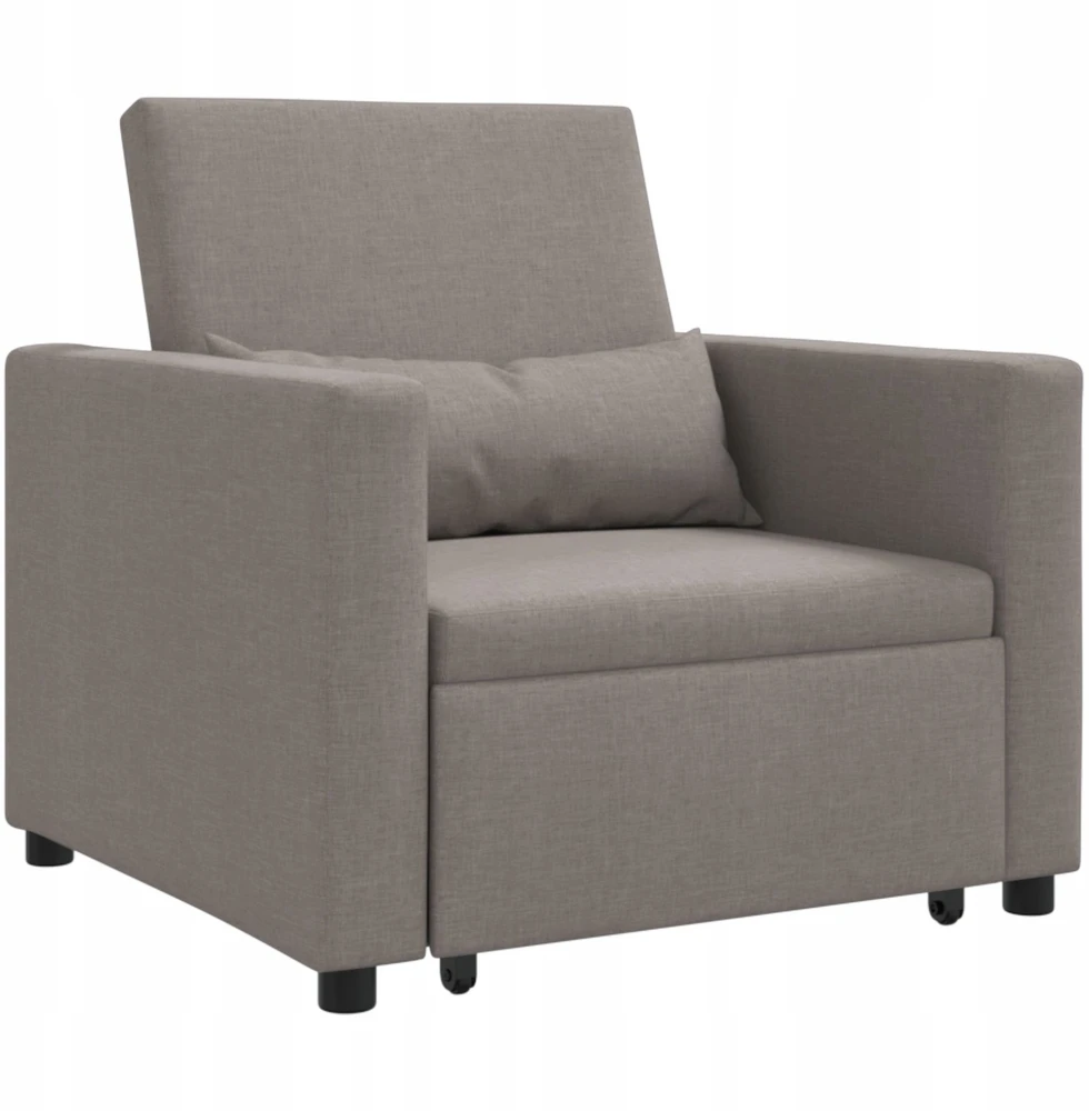 Ištraukiamas sofa-lova vienvietis Tortora audinys