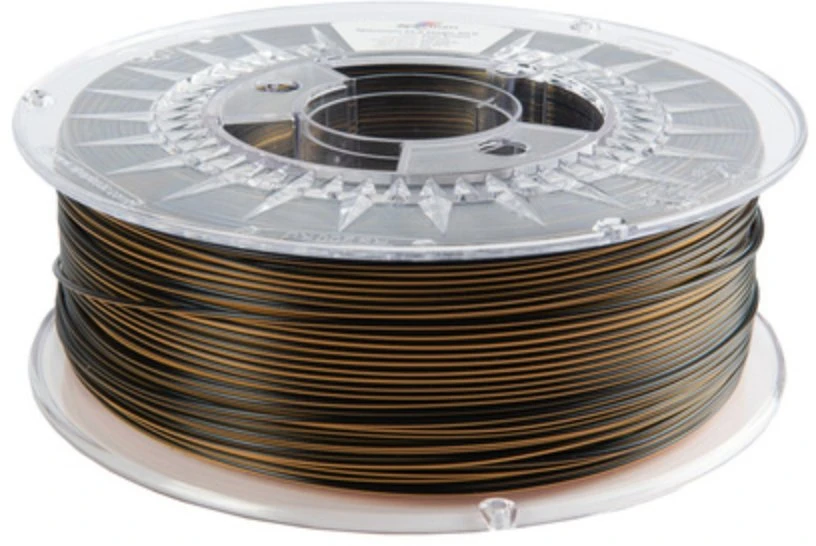 3D plastik PLA dwustronny Magic silk SOLAR ECLIPSE (auksinė, juoda) 1kg Spectrum