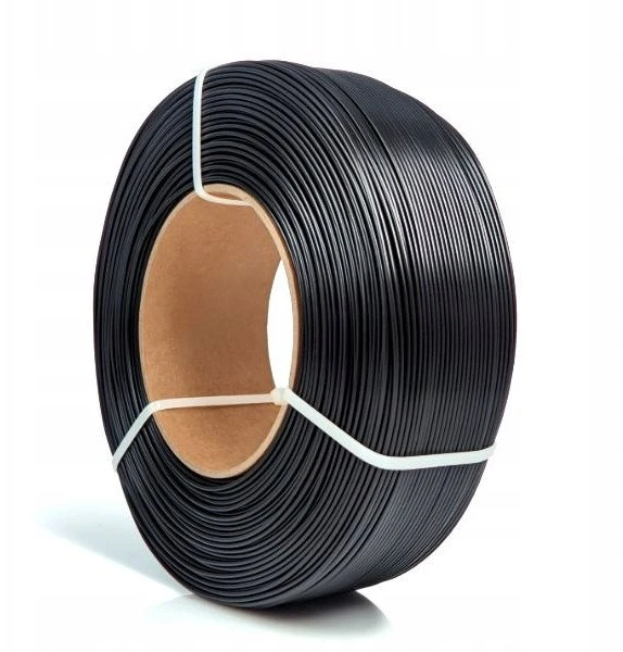 Juodas PLA gijos refill ritinys 1.75mm