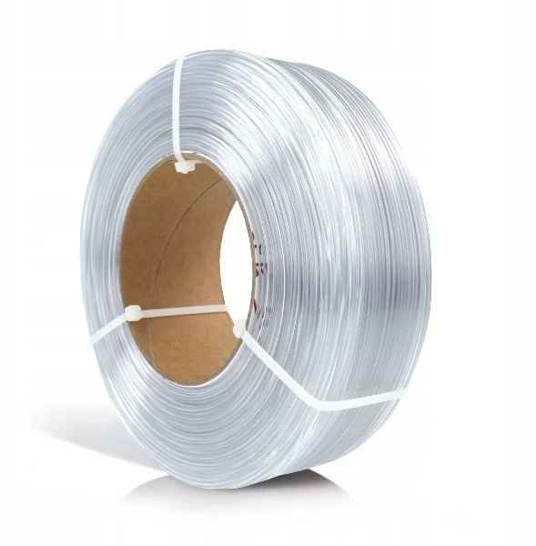 3D plastikas PCTG skaidrus 1.75mm 1kg refill pakuotė Rosa3D