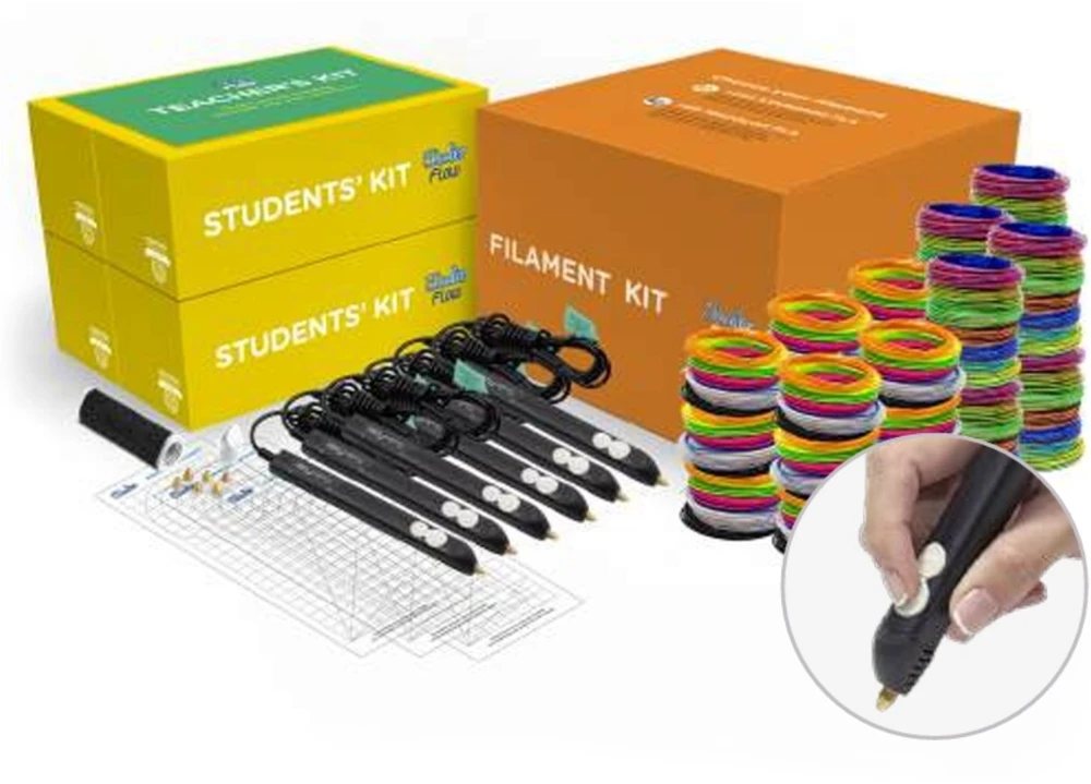 Spausdintuvas 3Doodler FLOWEDU 3D pen Juodas