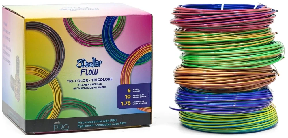 Spausdintuvas 3Doodler FLOWEDU 3D pen Juodas
