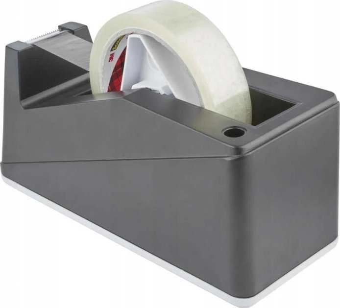 3M 3M Scotch Tischabroller C10, unbestückt, juodas für Klebefilm bis 25 mm x 66 m, aus ABS Kunststoff (C 10)