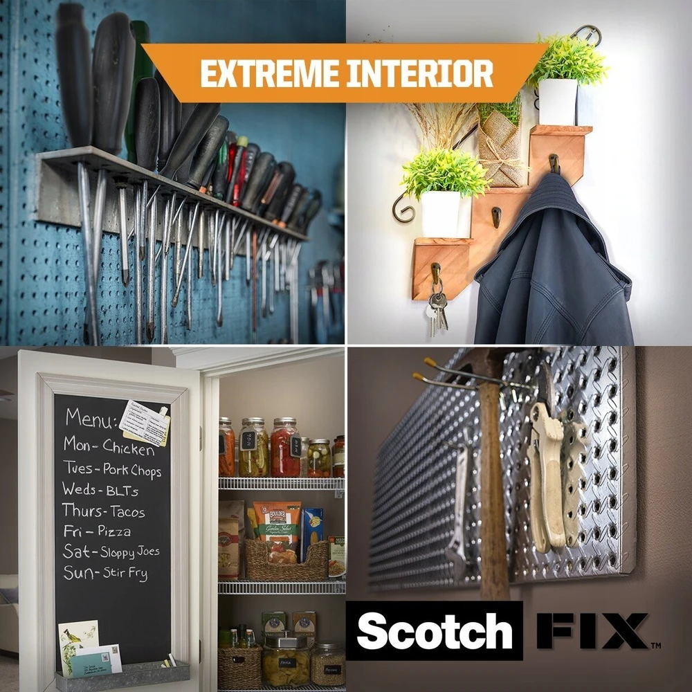 3M 3M Scotch tvirtinimo juosta Extreme dvipusė vidinė 19mm x 5m...