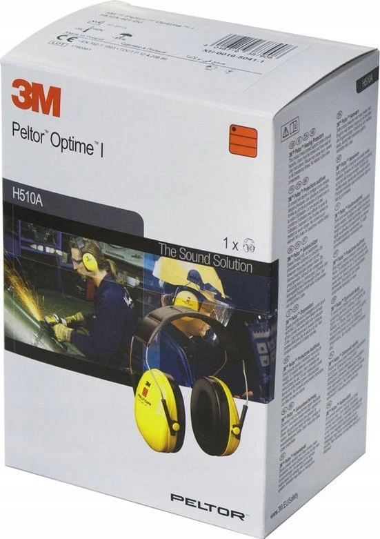 Apsauginės ausinės 3M H510A, geltonos