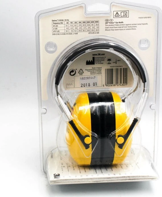 Apsauginės ausinės 3M H510A, geltonos