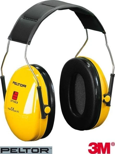 Apsauginės ausinės 3M H510A, geltonos