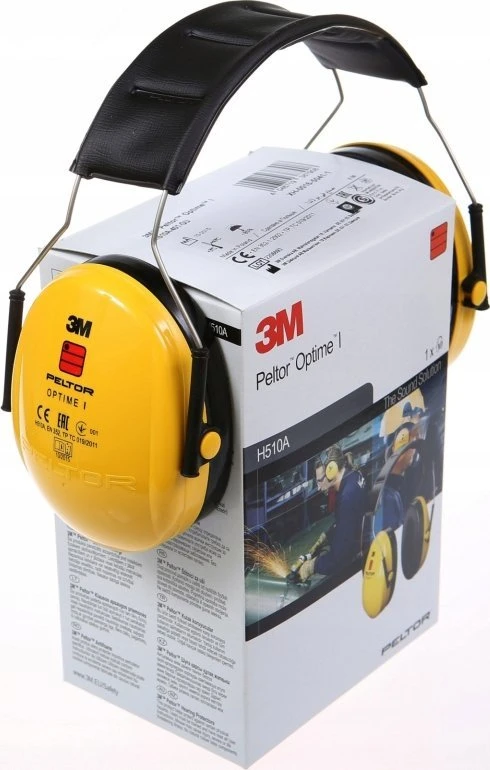 Apsauginės ausinės 3M H510A, geltonos