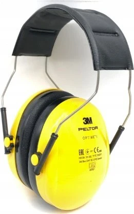 Apsauginės ausinės 3M H510A, geltonos