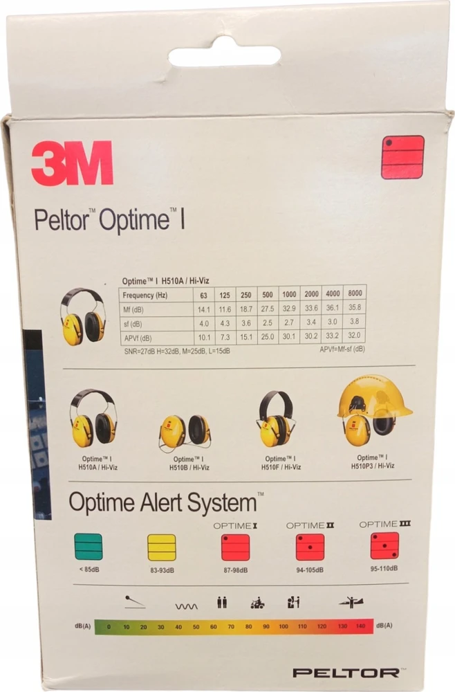 Apsauginės ausinės 3M H510A, geltonos