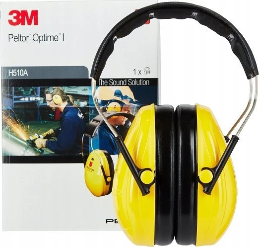 Apsauginės ausinės 3M H510A, geltonos