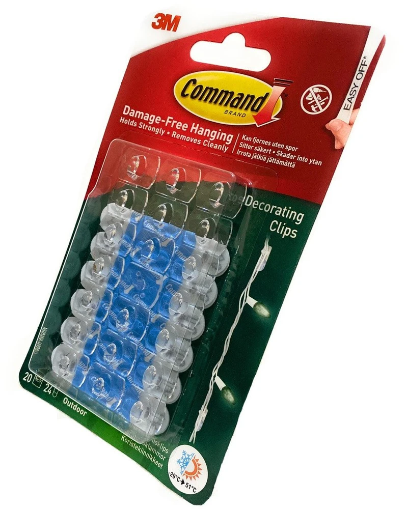 3M Command lauko kabliukai dekoracijoms 17026H-AWUKNO