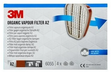 Filtras dujų ir garų 3M 6055K, 2 vnt.