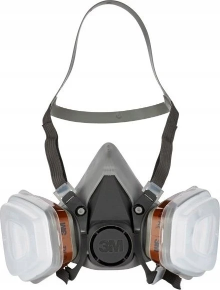 Puskaukė su A2P2 filtrų komplektu 3M T6002C1R