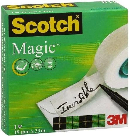 Lipni juostelė 3M Scotch Magic Invisible 810, 19 mm x 33 m