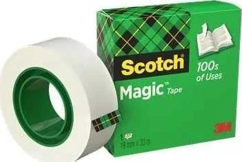 Lipni juostelė 3M Scotch Magic Invisible 810, 19 mm x 33 m