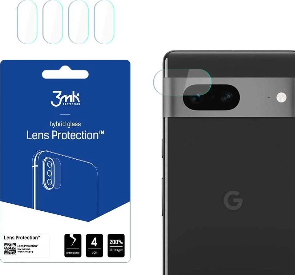3MK „Lens Protect“ „Google Pixel 7 5G“ kameros objektyvo apsauga, 4 vnt.
