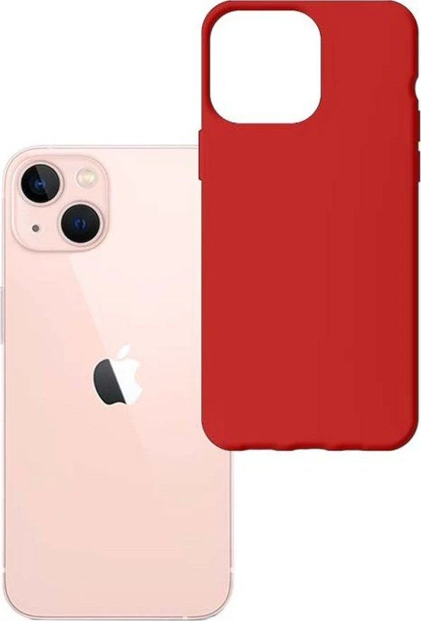 Dėklas 3mk Matt Case Apple iPhone 14 raudonas