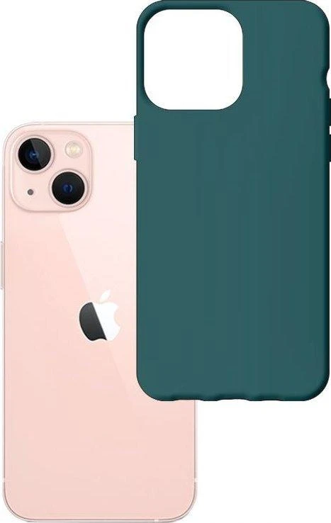 Dėklas 3mk Matt Case Apple iPhone 14 Plus tamsiai žalias