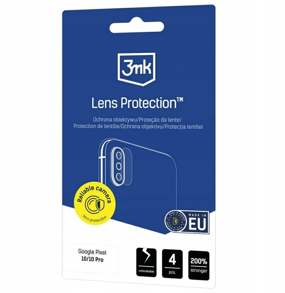 3Mk Protection 3mk objektyvo apsaugos kameros stiklas, skirtas „Google Pixel 10 Pro“