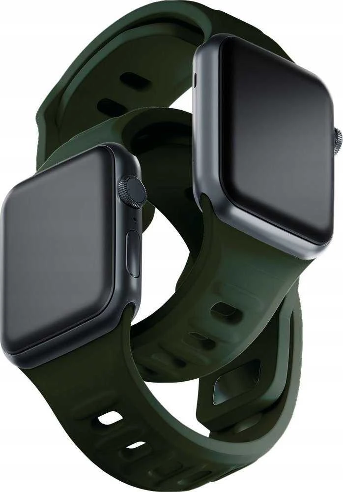 3mk silikoninis dirželis laikrodžiui Apple Watch 38 / 40 / 41 mm - žalios spalvos