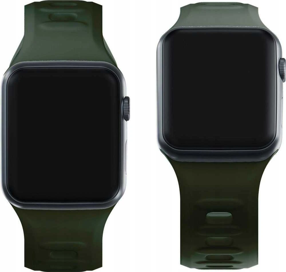 3mk silikoninis dirželis laikrodžiui Apple Watch 38 / 40 / 41 mm - žalios spalvos