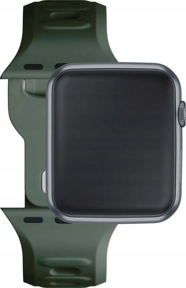 3mk silikoninis dirželis laikrodžiui Apple Watch 38 / 40 / 41 mm - žalios spalvos